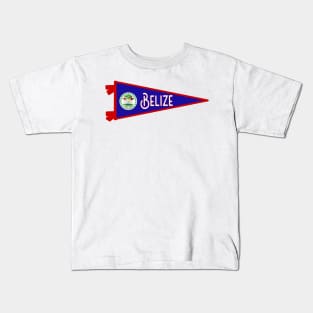 Belize Flag Pennant Kids T-Shirt